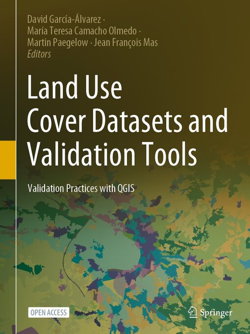 Title details for Land Use Cover Datasets and Validation Tools by David García-Álvarez - Available